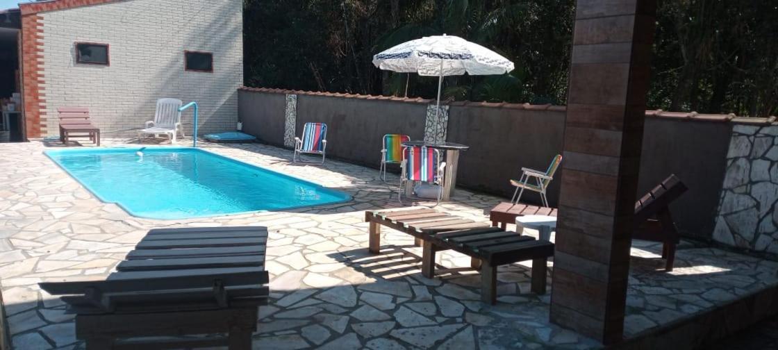 Recanto Pousada JU&JU com piscina COMPARTILHADA Pontal do Paraná Exterior foto