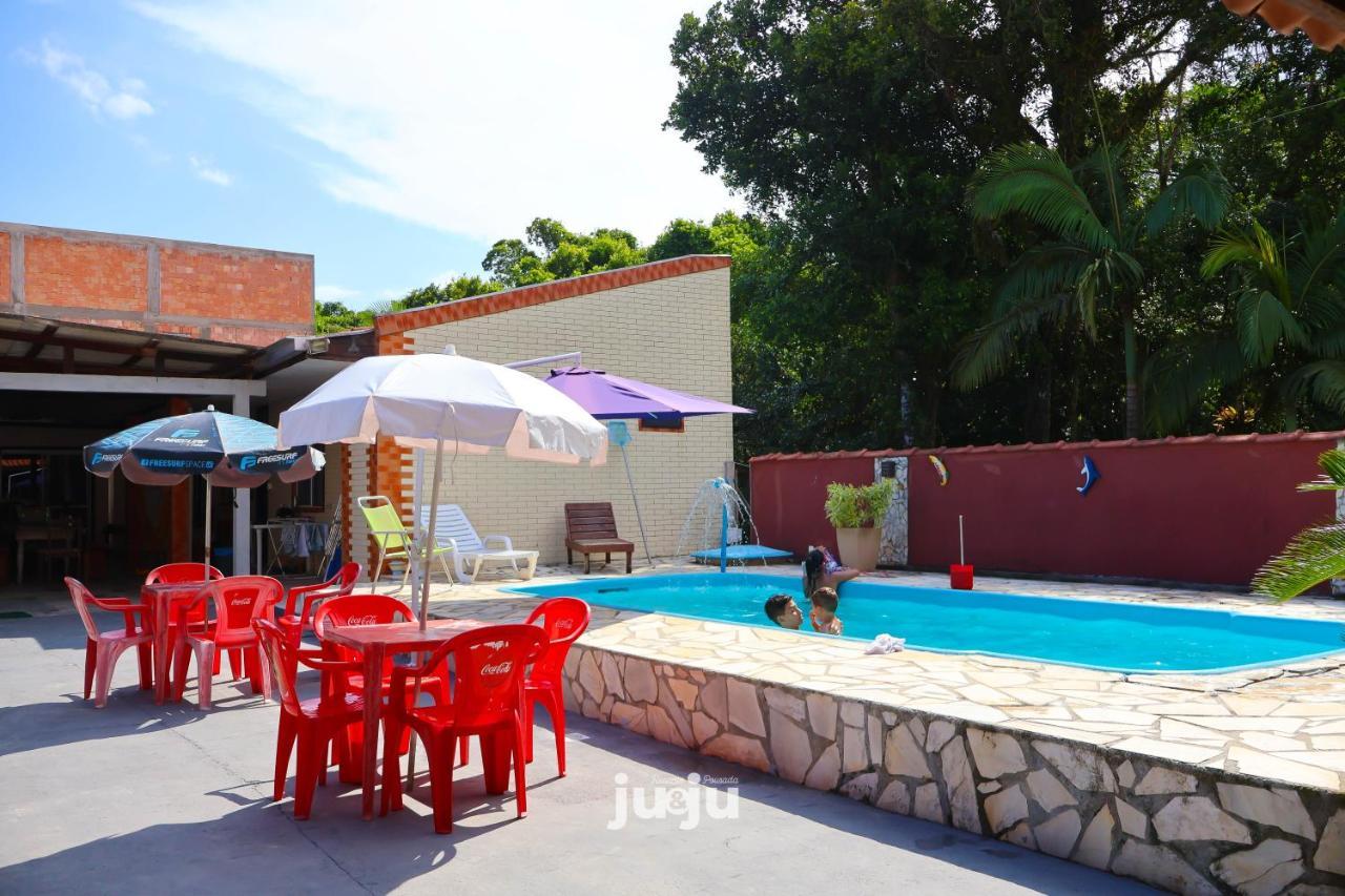 Recanto Pousada JU&JU com piscina COMPARTILHADA Pontal do Paraná Exterior foto